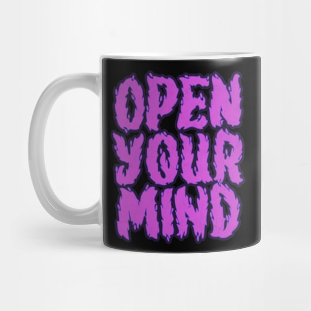 Open Your Mind Purple by CTShirts